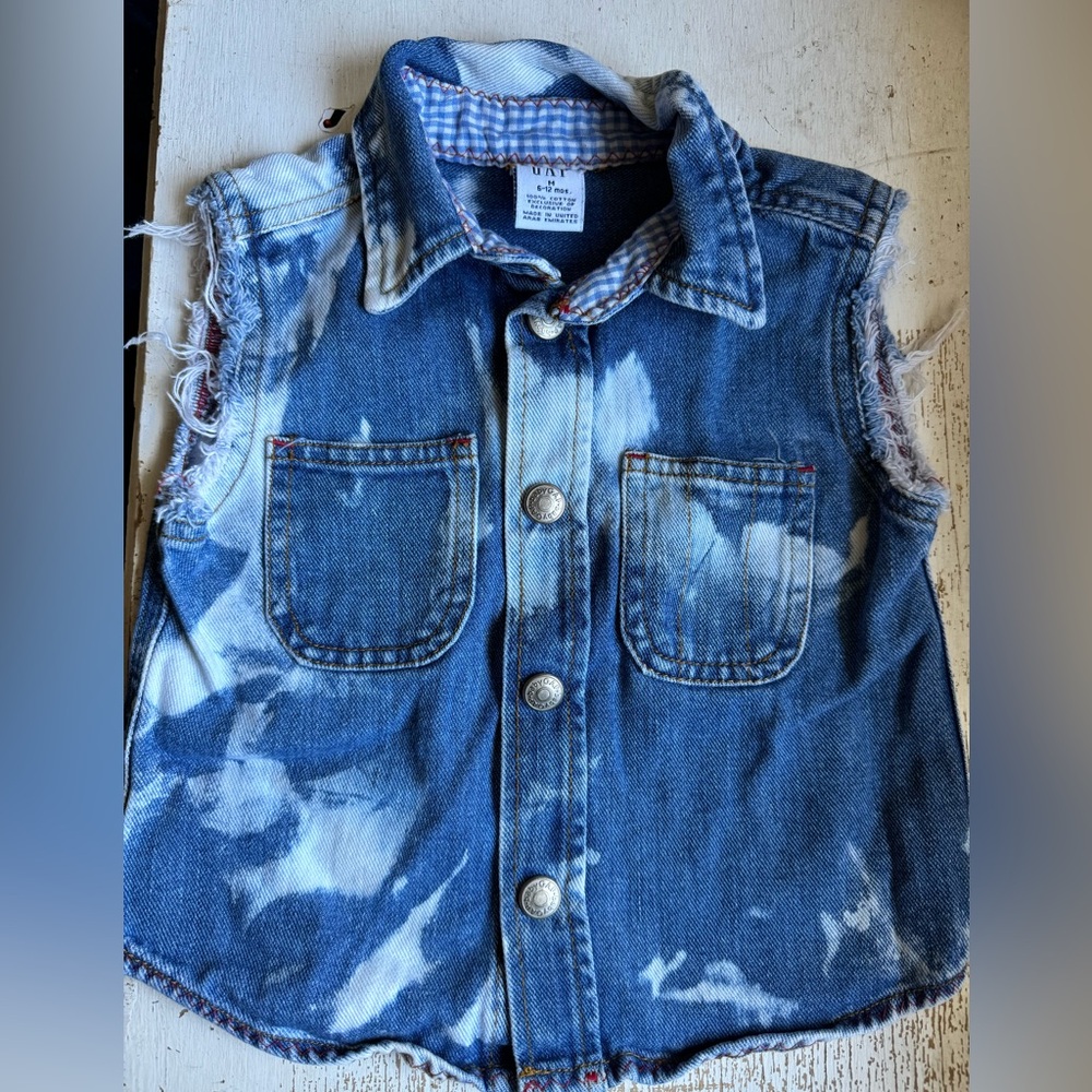So 6-12 months vest punk style Gap 2000 reworked